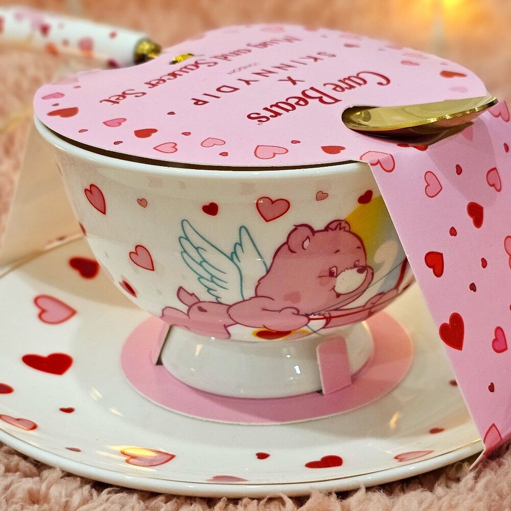 NWT Carebear Mug & Saucer and Spoon Set